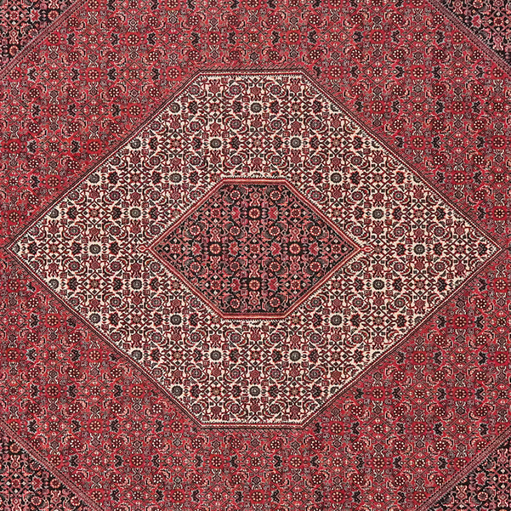 Bidjar — Handgefertigt, 299x255 cm, Blau, 100% Virgin Wool | View 5