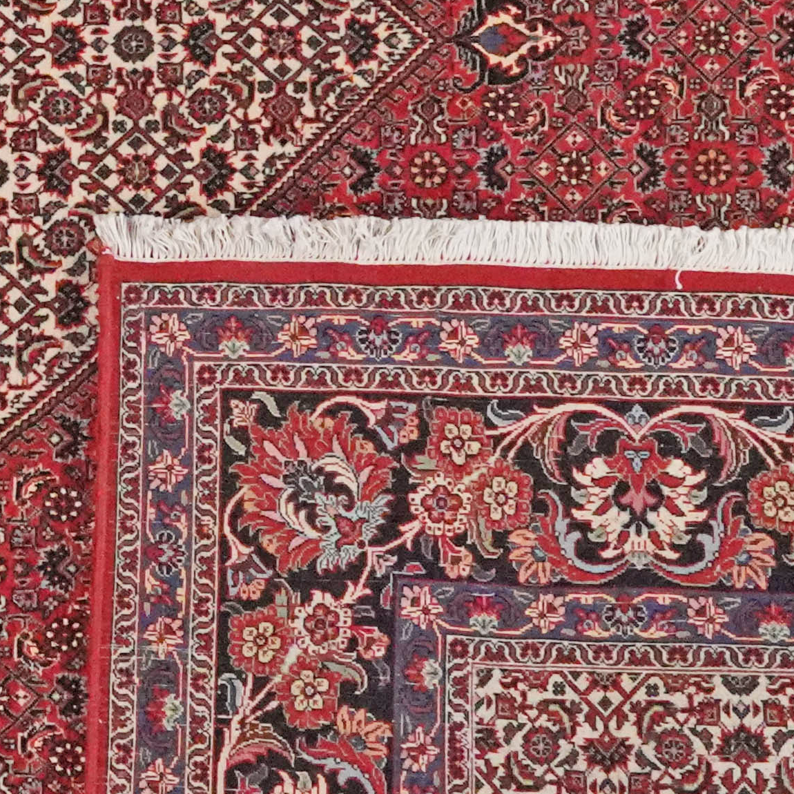 Bidjar — Handgefertigt, 299x255 cm, Blau, 100% Virgin Wool | View 7