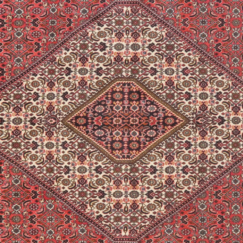 Bidjar — Hand-knotted, 200x247 cm, Beige, 100% Virgin Wool | View 4