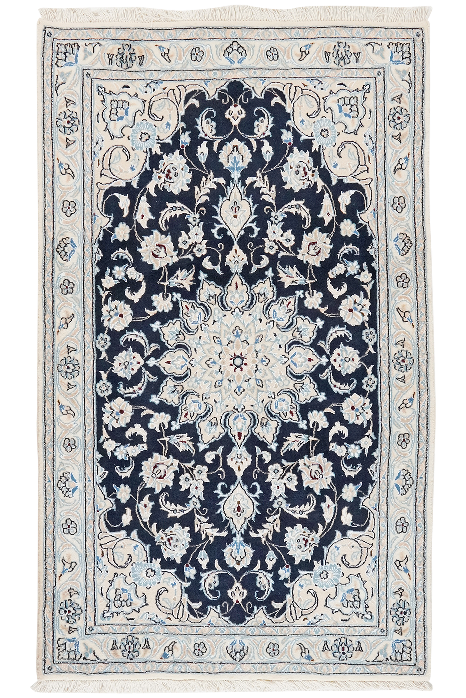 Nain 9La — Handgefertigt, 153x90 cm, Beige, 100% Virgin Wool | Main view