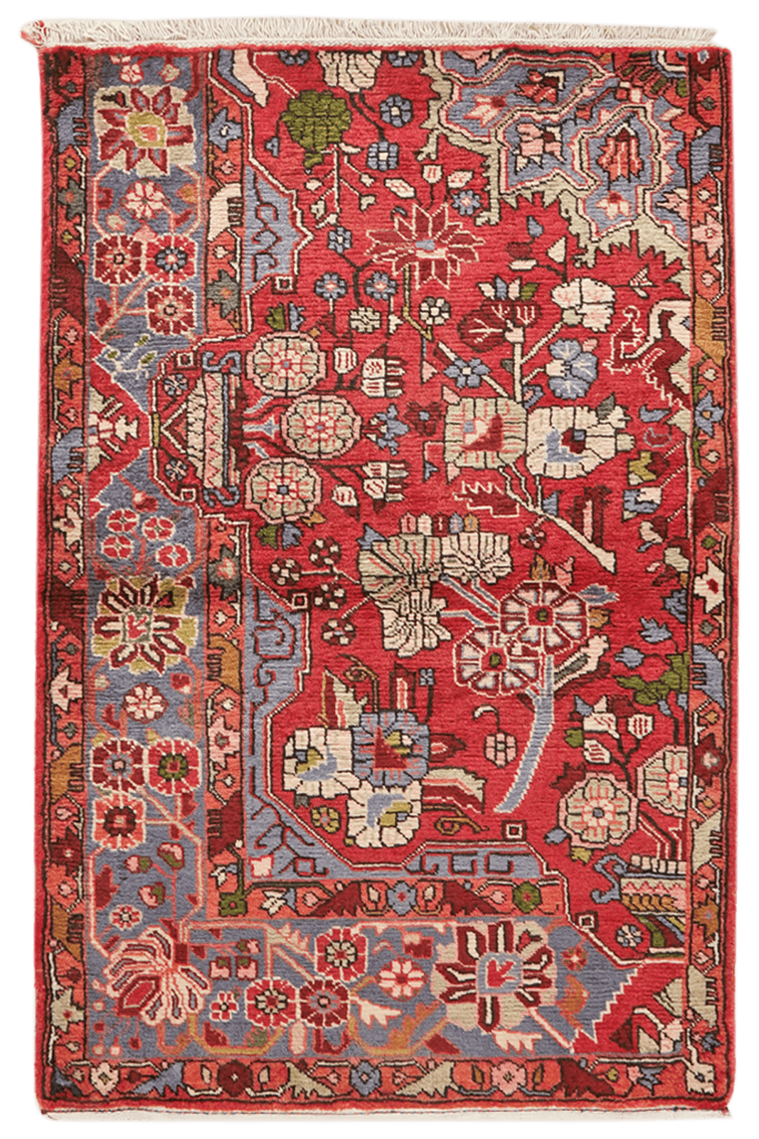 Nahavand — Hand-knotted, 88x132 cm, Red, 100% Virgin Wool | Main view