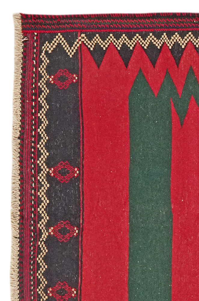 Sofreh Afshar — Handgefertigt, 132x123 cm, Bunt, 100% Virgin Wool | View 4