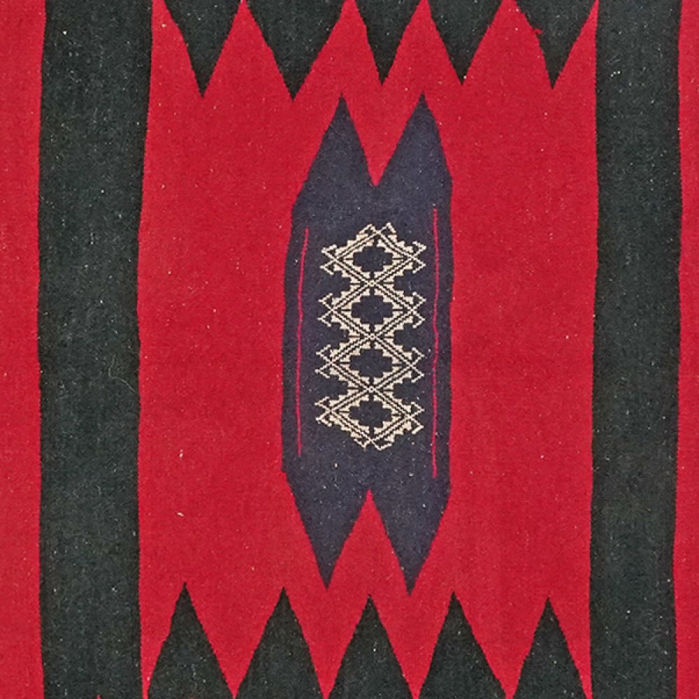Sofreh Afshar — Handmade, 120x121 cm, Red, 100% Virgin Wool | View 4