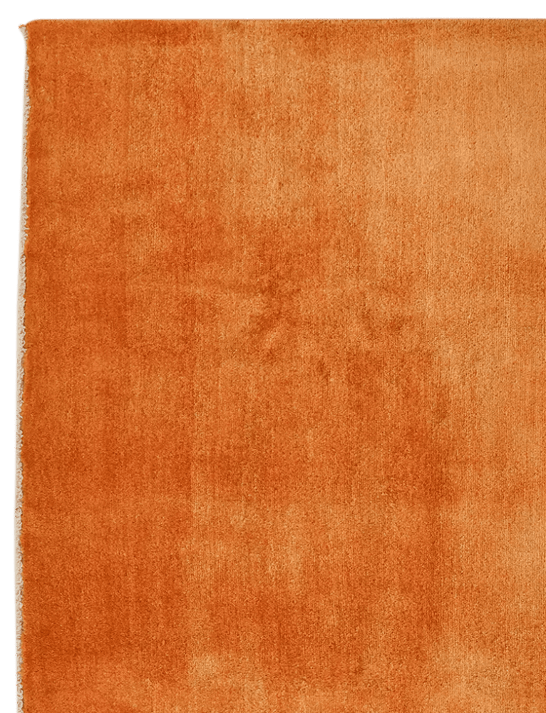 Gabbeh — Hand-knotted, 247x275 cm, Orange, 100% Virgin Wool | View 3