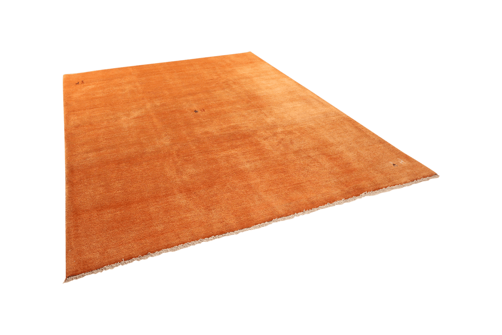 Gabbeh — Hand-knotted, 247x275 cm, Orange, 100% Virgin Wool | View 5