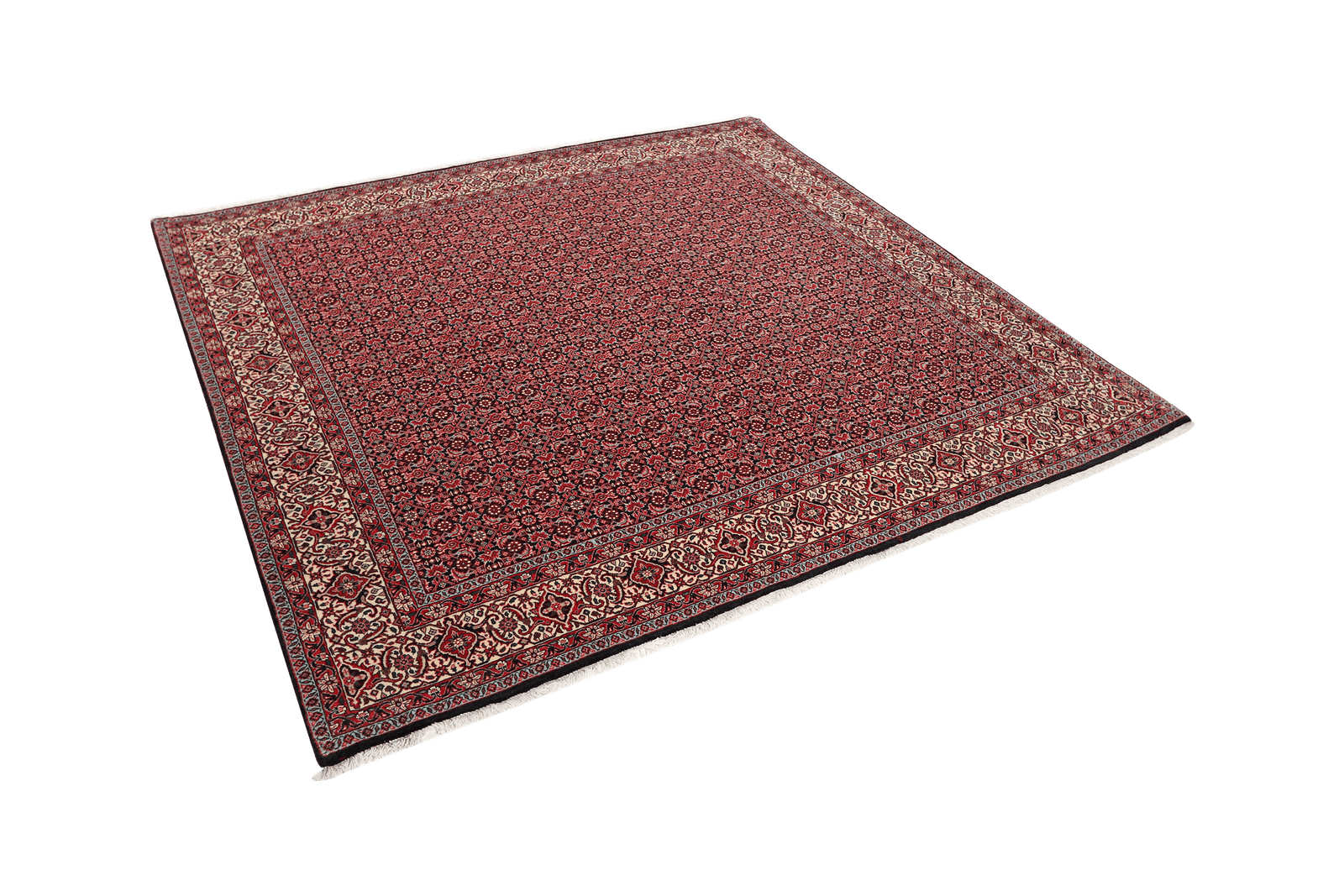 Bidjar Bookan — Hand-knotted, 204x204 cm, Blue, 95% Schurwolle, 5% Seide | View 5