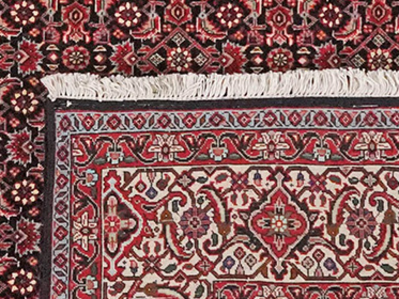 Bidjar Bookan — Hand-knotted, 204x204 cm, Blue, 95% Schurwolle, 5% Seide | View 6