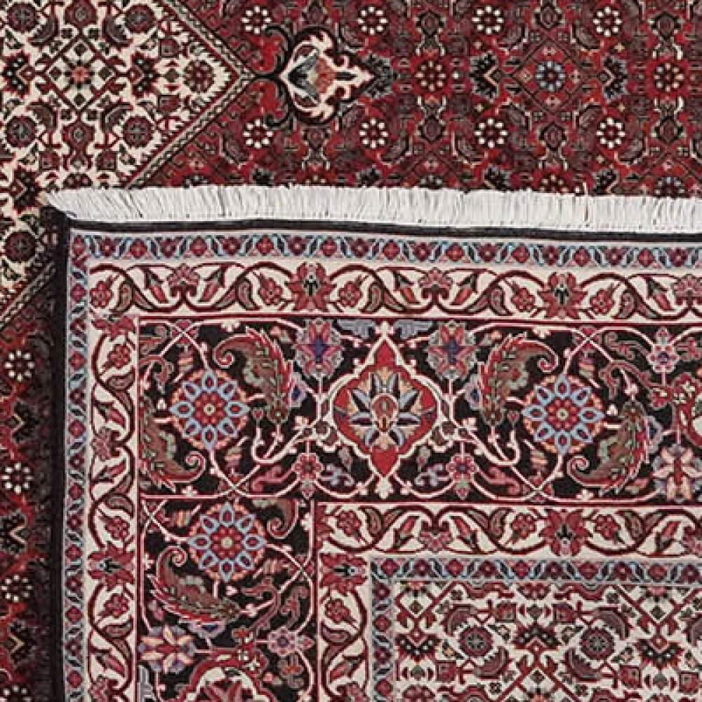Bidjar Bookan — Hand-knotted, 256x352 cm, Red, 100% Virgin Wool | View 6