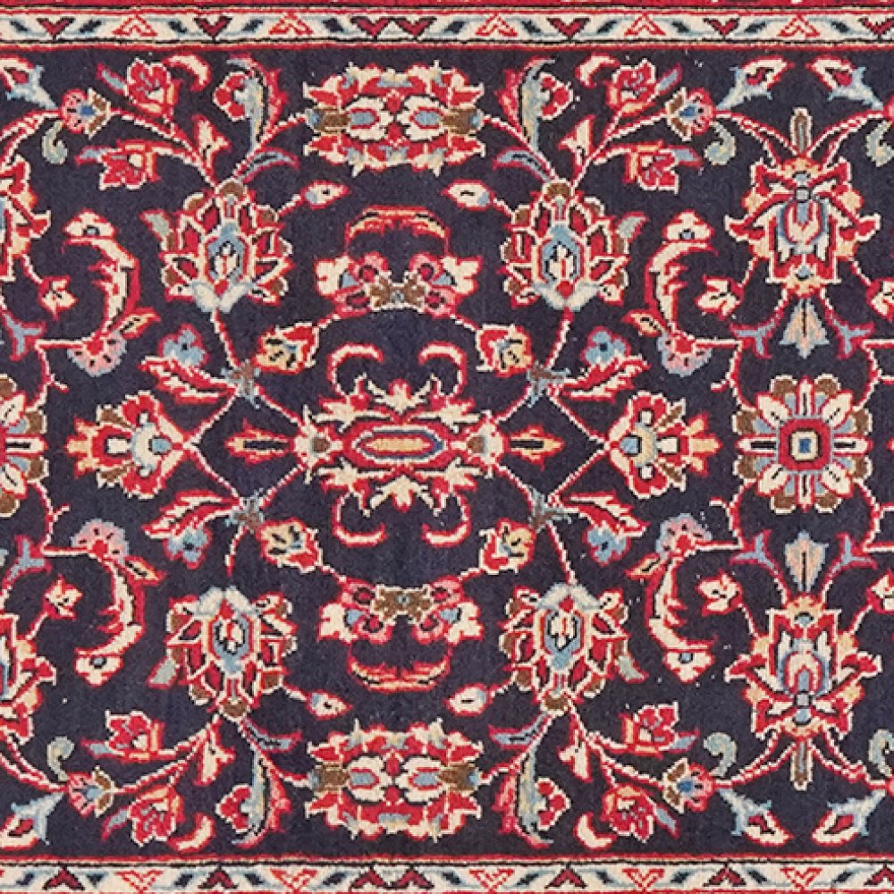Ardakan — Hand-knotted, 74x191 cm, Blue, 100% Virgin Wool | View 4