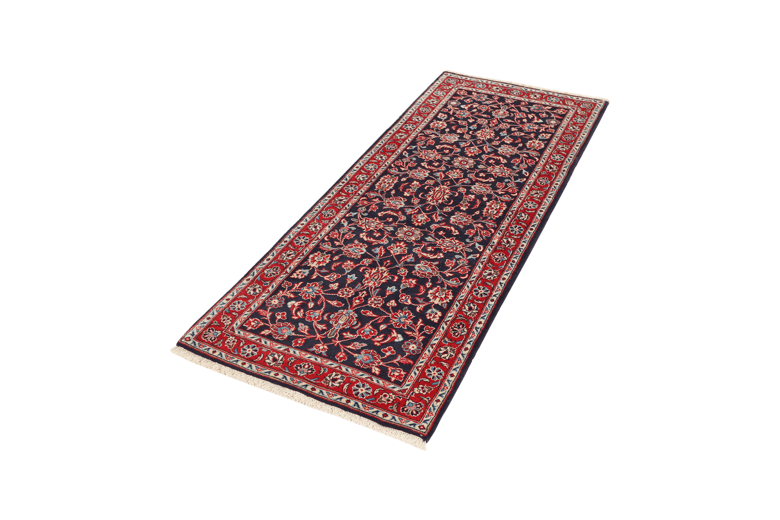Ardakan — Hand-knotted, 74x191 cm, Blue, 100% Virgin Wool | View 5
