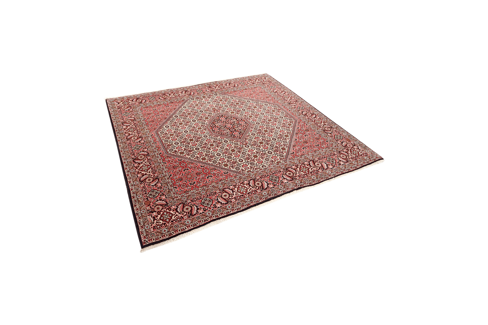 Bidjar Zandjan — Hand-knotted, 202x197 cm, Beige, 100% Virgin Wool | View 5