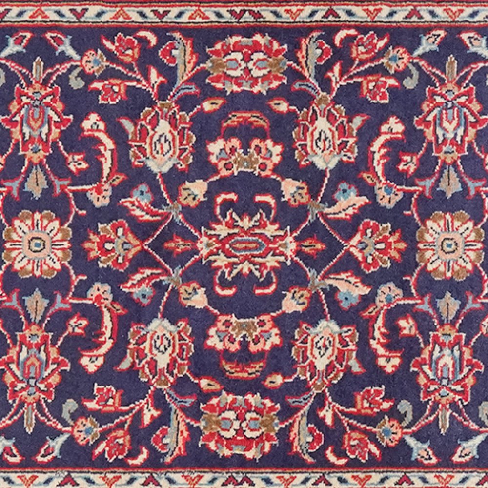 Ardakan — Hand-knotted, 77x184 cm, Blue, 100% Virgin Wool | View 4