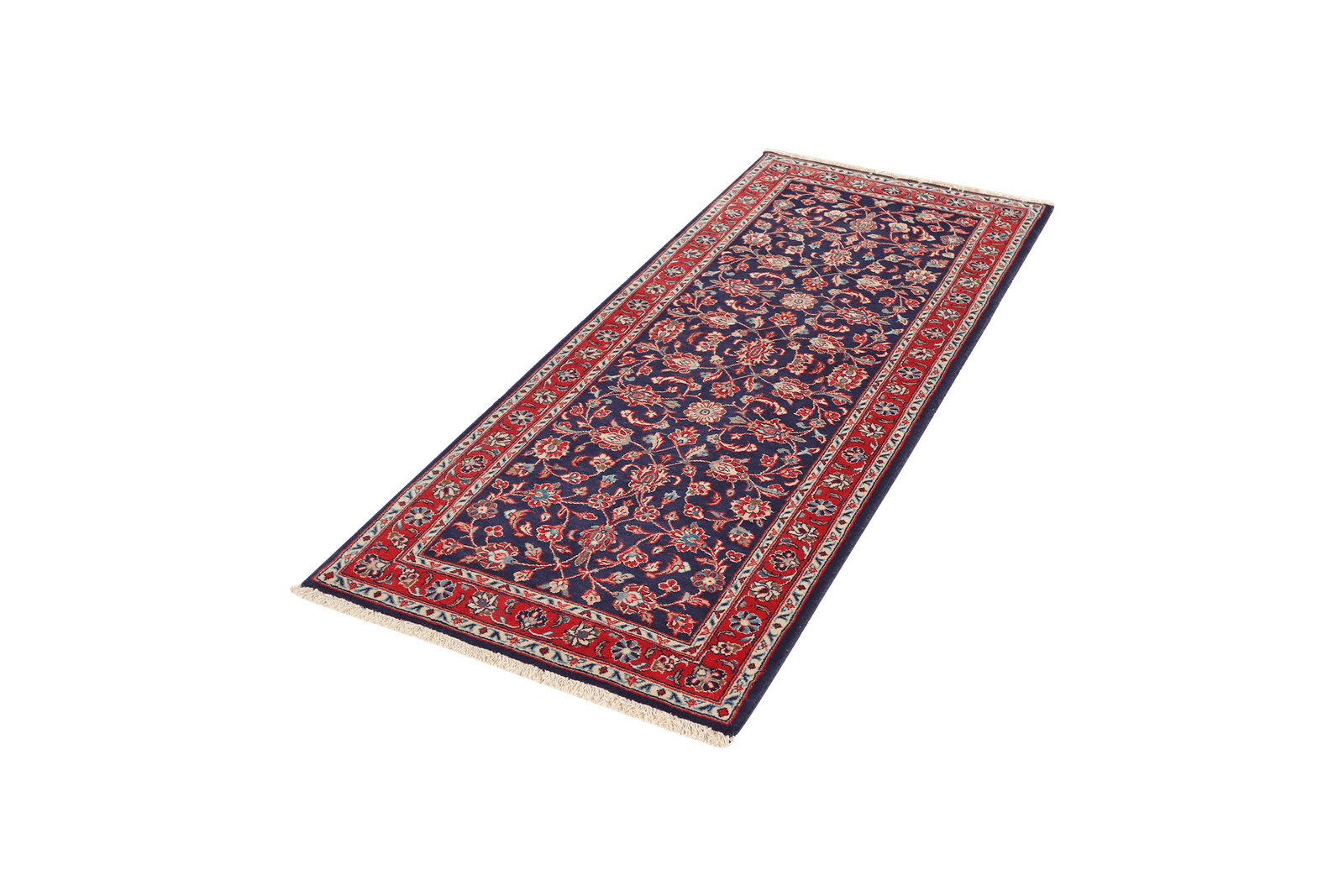 Ardakan — Hand-knotted, 77x184 cm, Blue, 100% Virgin Wool | View 5