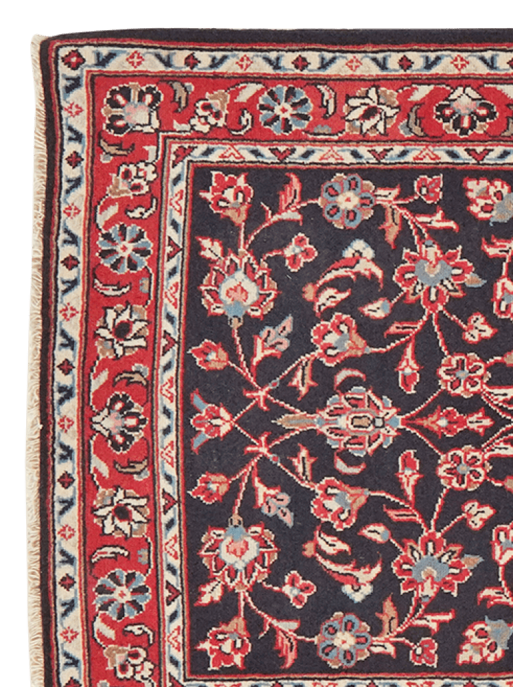 Ardakan — Hand-knotted, 80x212 cm, Blue, 100% Virgin Wool | View 3