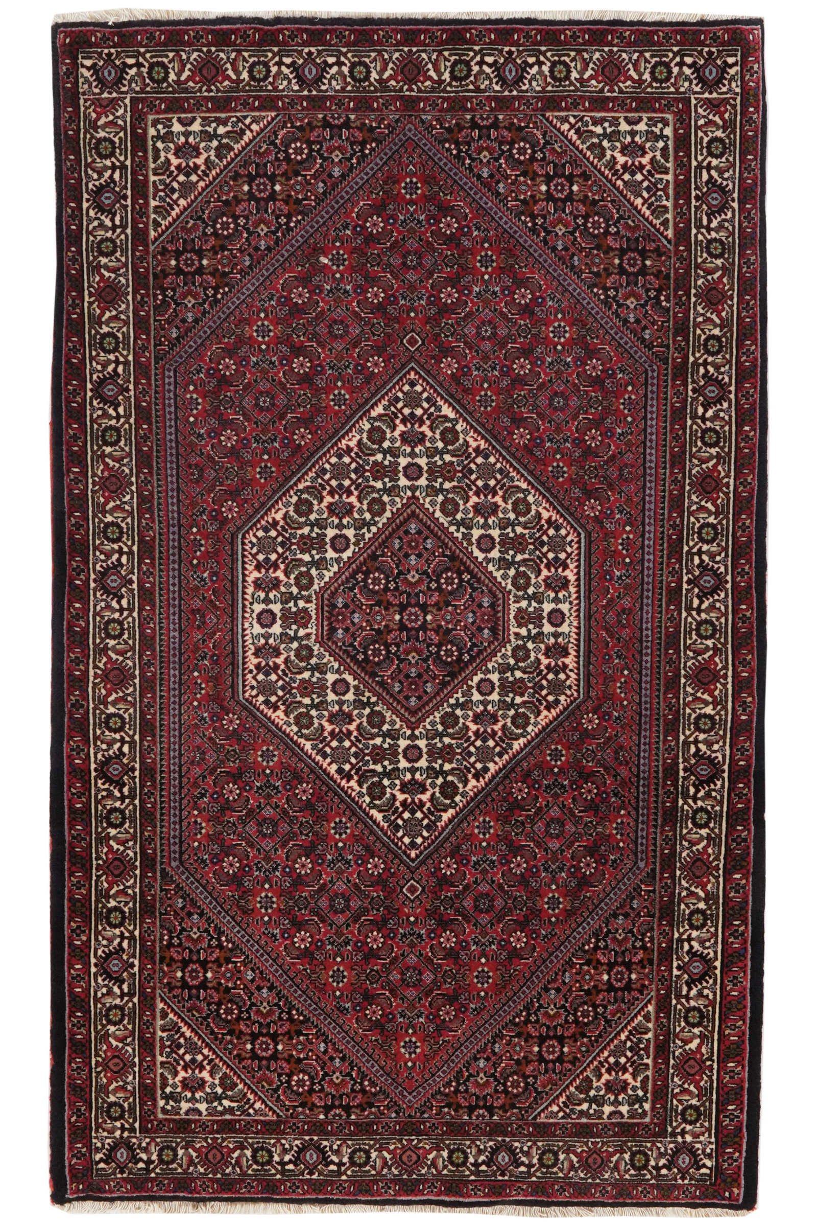 Bidjar Bookan — Handgefertigt, 153x89 cm, Beige, 100% Virgin Wool | Main view