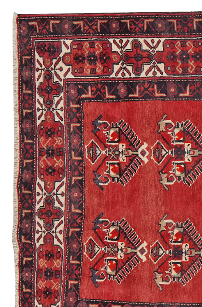 Kordibaf — Hand-knotted, 175x408 cm, Red, 100% Virgin Wool | View 3