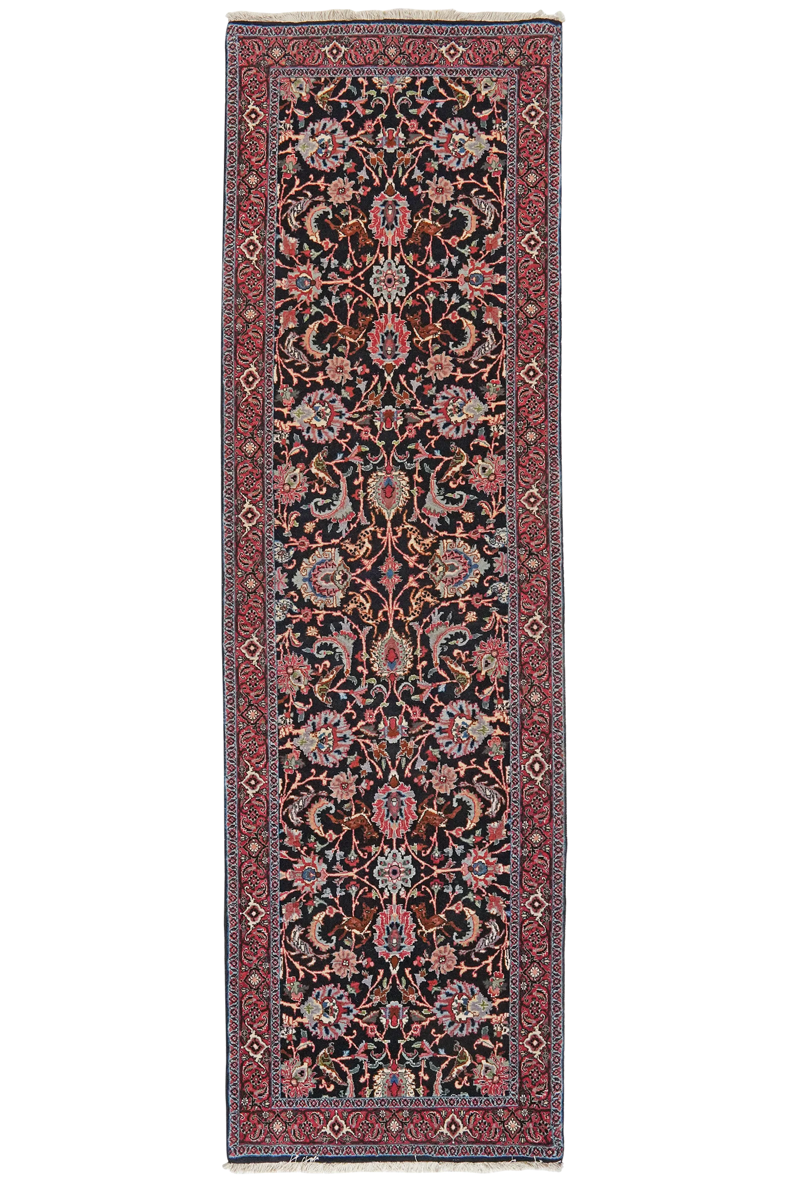 Bidjar — Handgefertigt, 290x84 cm, Rot, 100% Virgin Wool | Main view