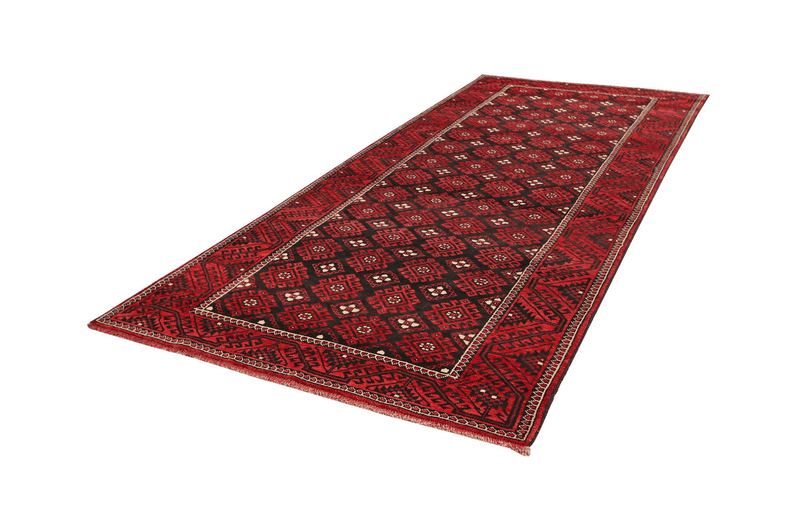 Kordibaf — Hand-knotted, 165x387 cm, Blue, 100% Virgin Wool | View 5