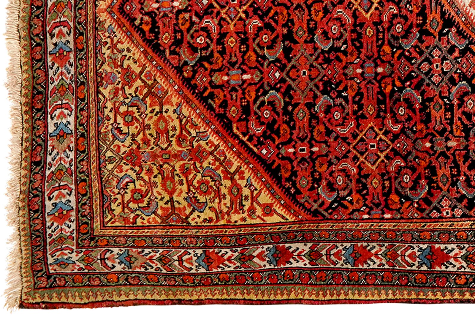Farahan — Hand-knotted, 118x185 cm, Blue, 100% Virgin Wool | View 3