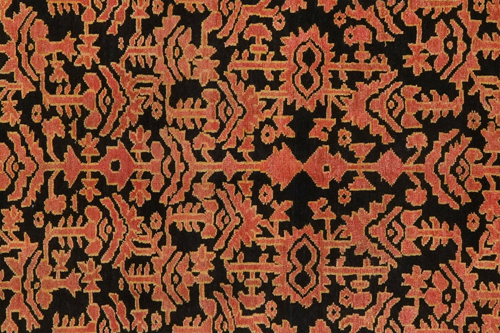 Malayer — Hand-knotted, 83x119 cm, Black, 100% Virgin Wool | View 4