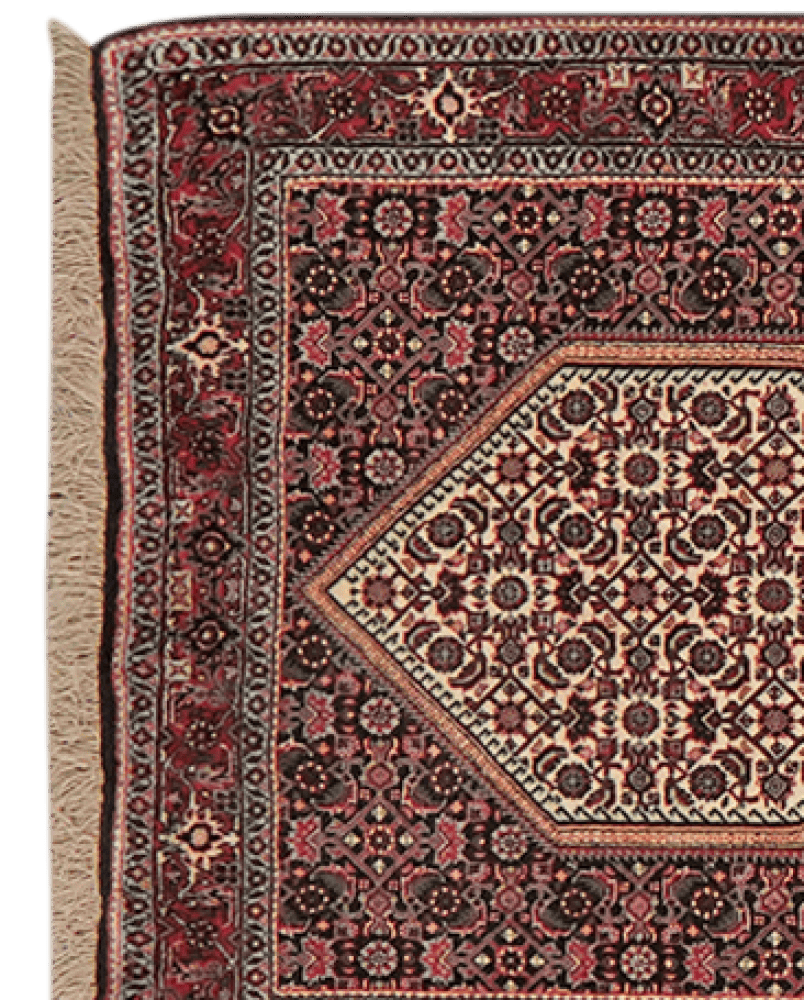 Bidjar — Hand-knotted, 85x407 cm, Blue, 95% Schurwolle, 5% Seide | View 3