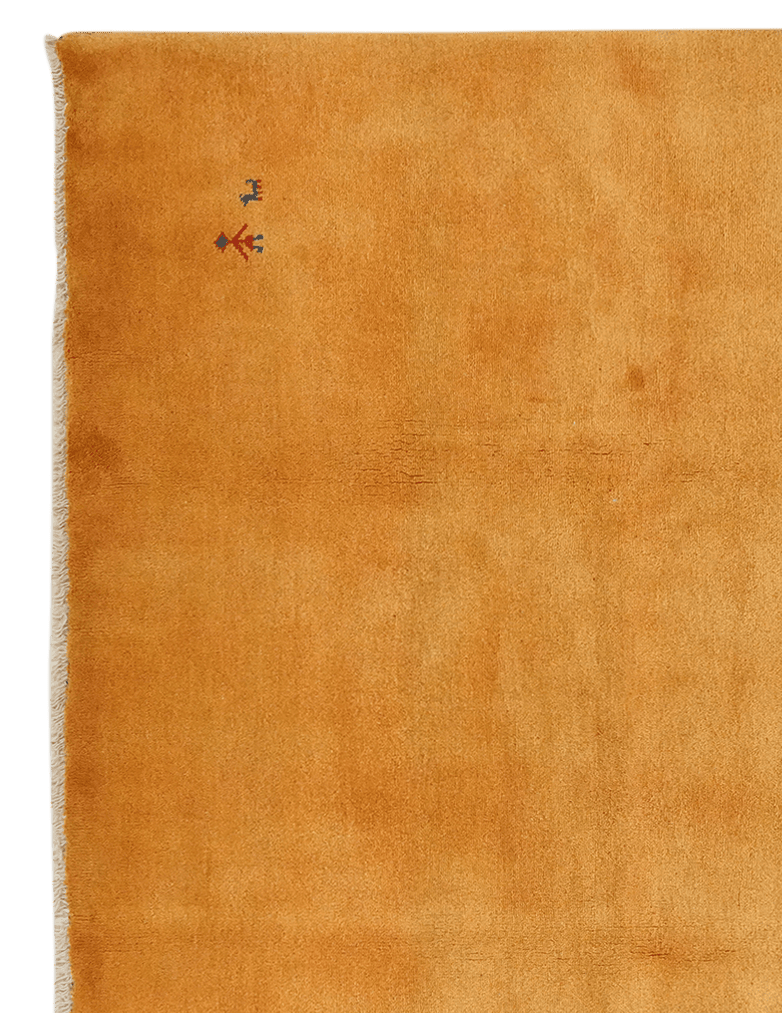 Gabbeh — Hand-knotted, 239x337 cm, Yellow, 100% Virgin Wool | View 3