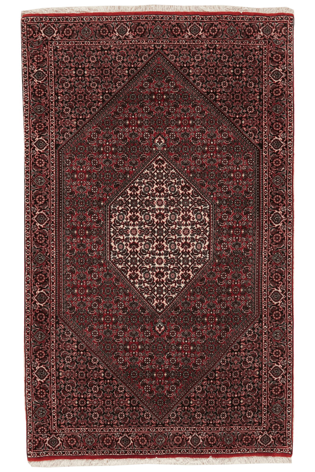Bidjar Bookan — Hand-knotted, 91x152 cm, Red, 100% Virgin Wool | Main view