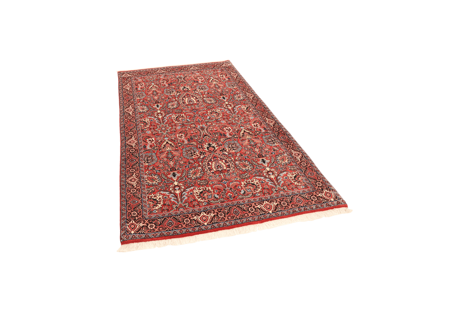 Bidjar Bookan — Hand-knotted, 112x176 cm, Red, 100% Virgin Wool | View 5