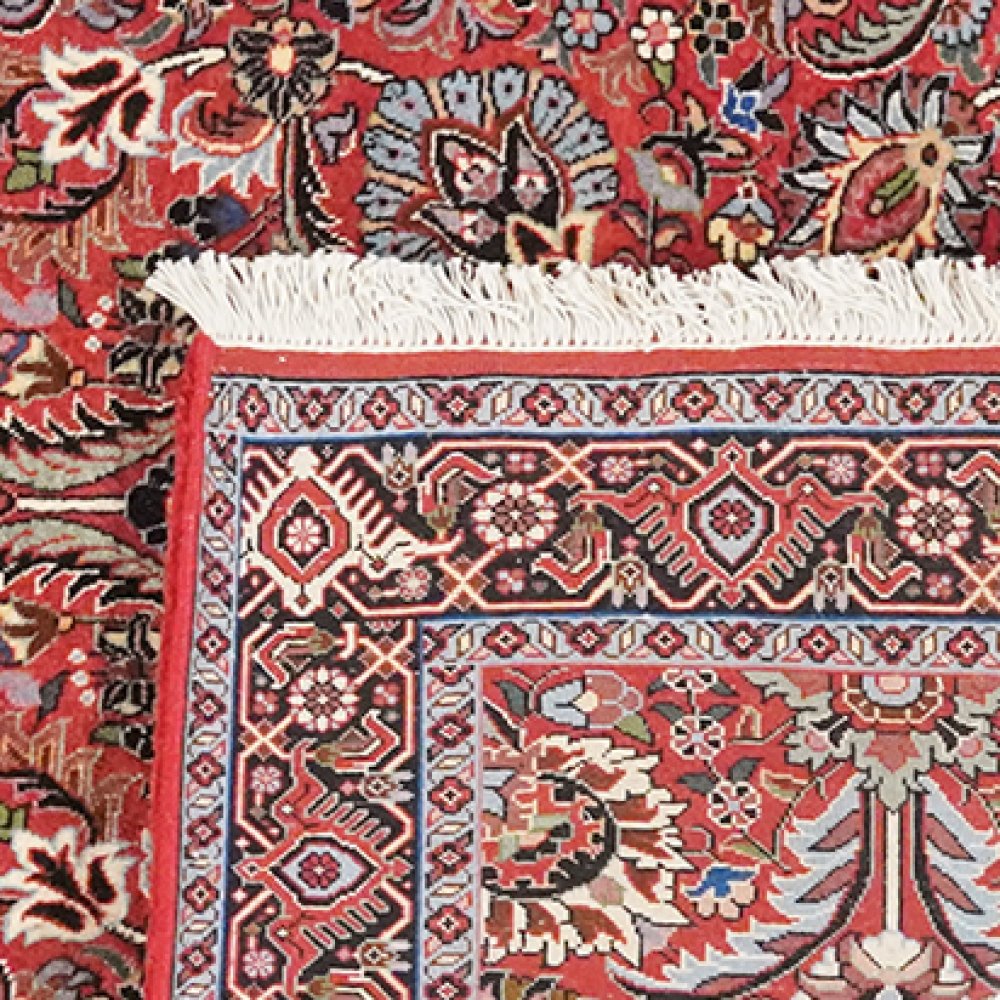 Bidjar Bookan — Hand-knotted, 112x176 cm, Red, 100% Virgin Wool | View 6