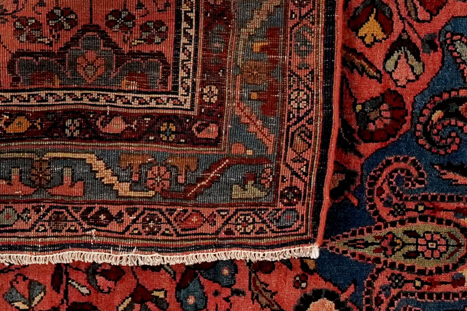Bidjar — Hand-knotted, 141x210 cm, Orange, 100% Virgin Wool | View 6