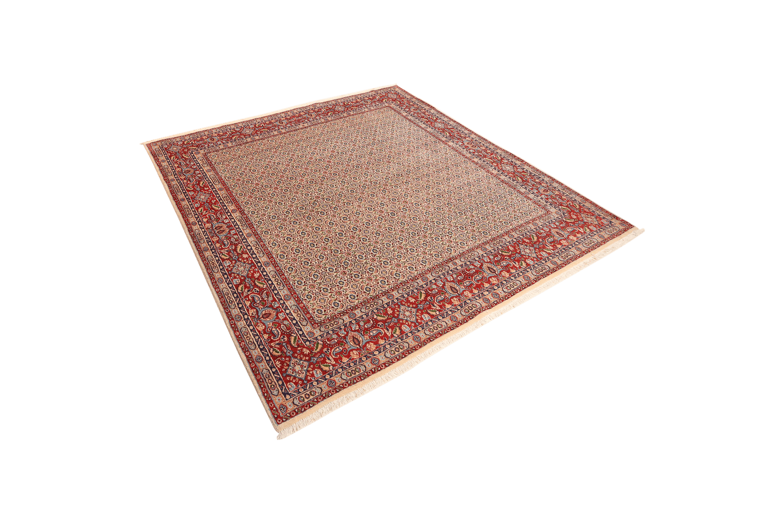 Moud Mahi — Hand-knotted, 197x199 cm, Beige, 100% Virgin Wool | View 5