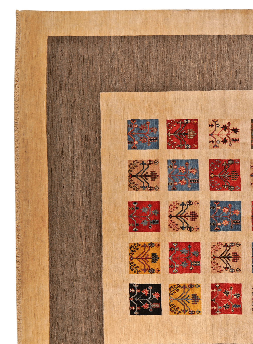 Rizbaf — Hand-knotted, 296x399 cm, Beige, 100% Virgin Wool | View 3