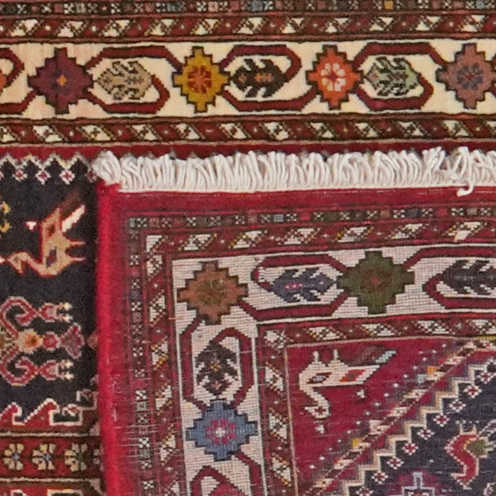 Nasrabad — Hand-knotted, 82x396 cm, Blue, 100% Virgin Wool | View 6