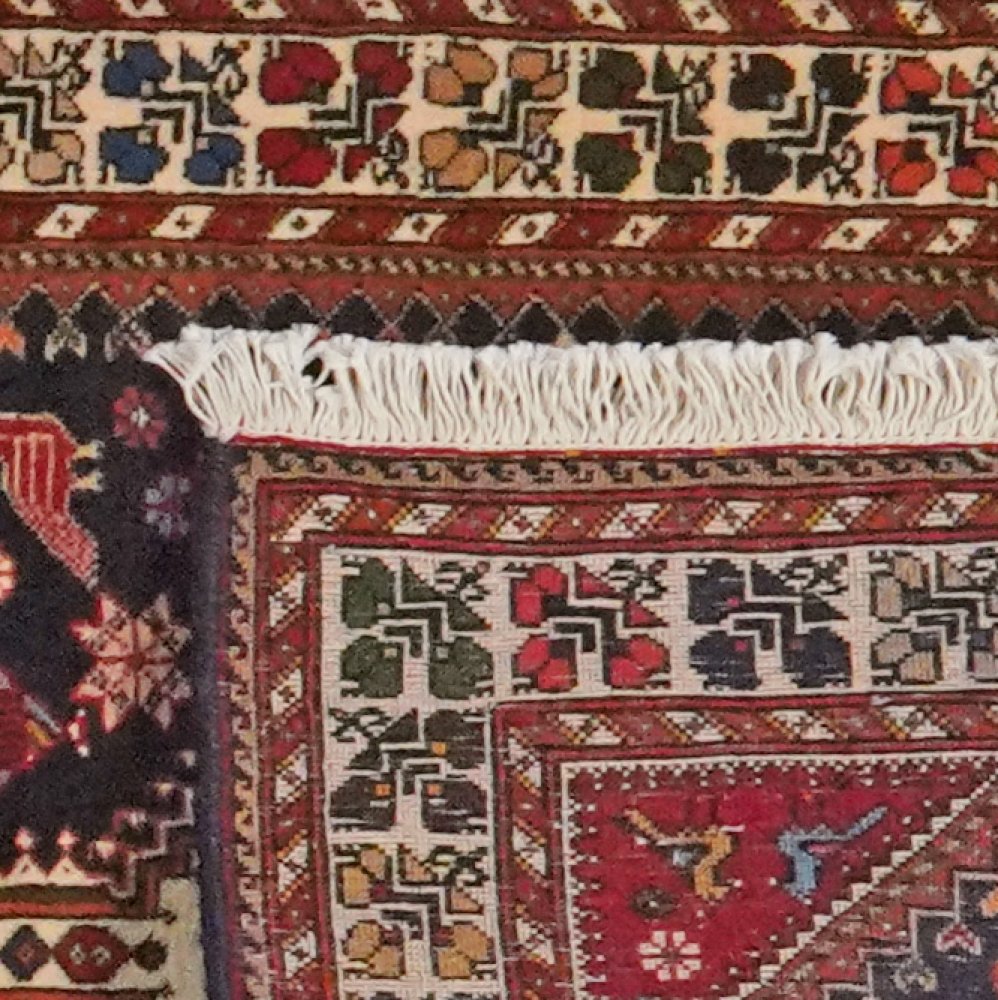 Nasrabad — Hand-knotted, 82x382 cm, Blue, 100% Virgin Wool | View 6