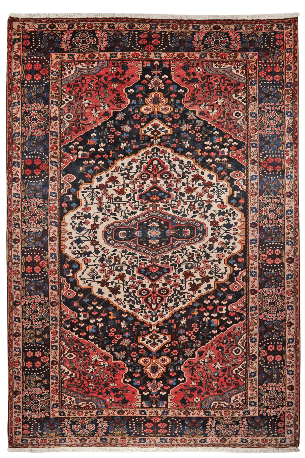 Armanibaf — Hand-knotted, 227x335 cm, Blue, 100% Virgin Wool | Main view