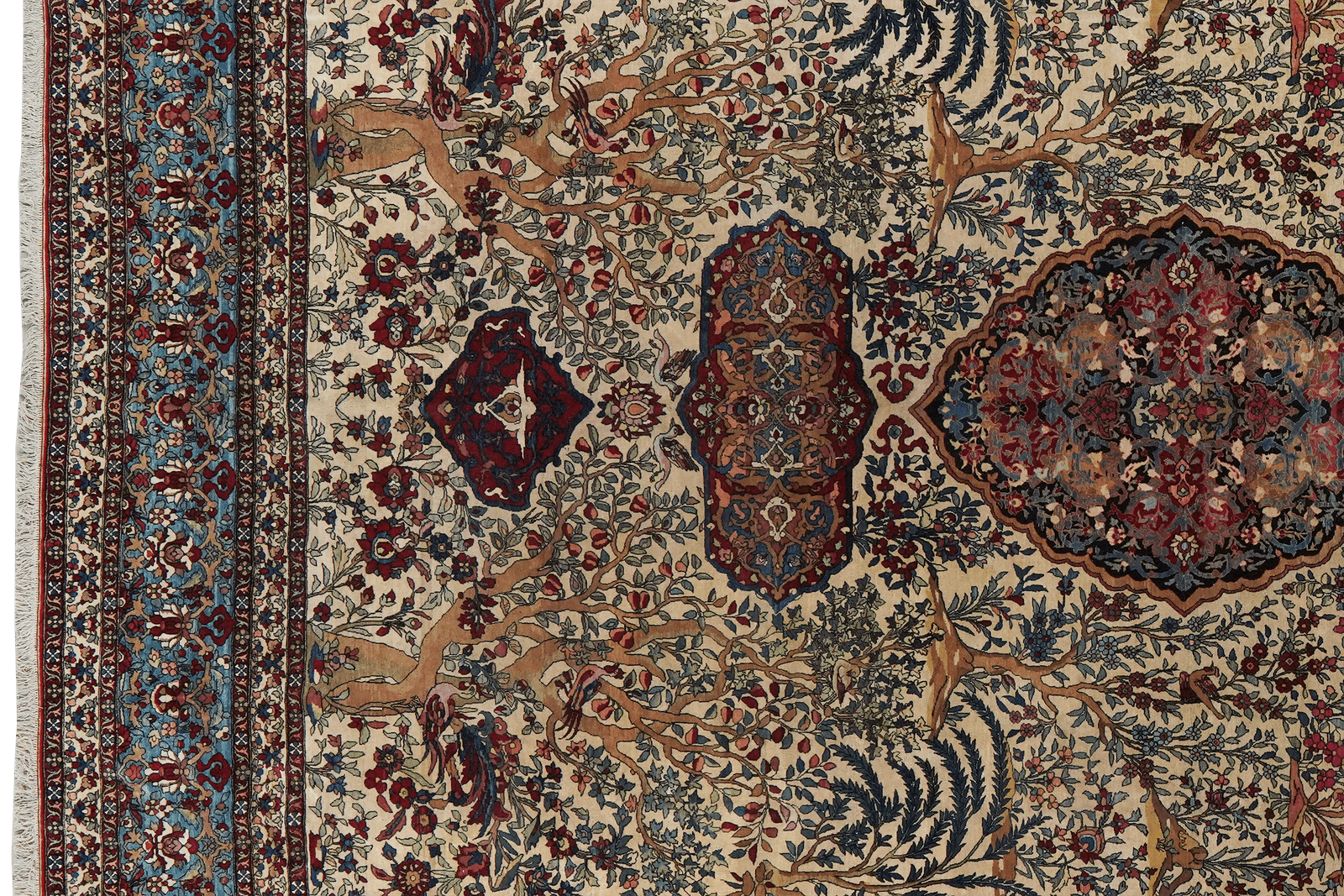 Teheran — Hand-knotted, 308x468 cm, Beige, 100% Virgin Wool | View 3