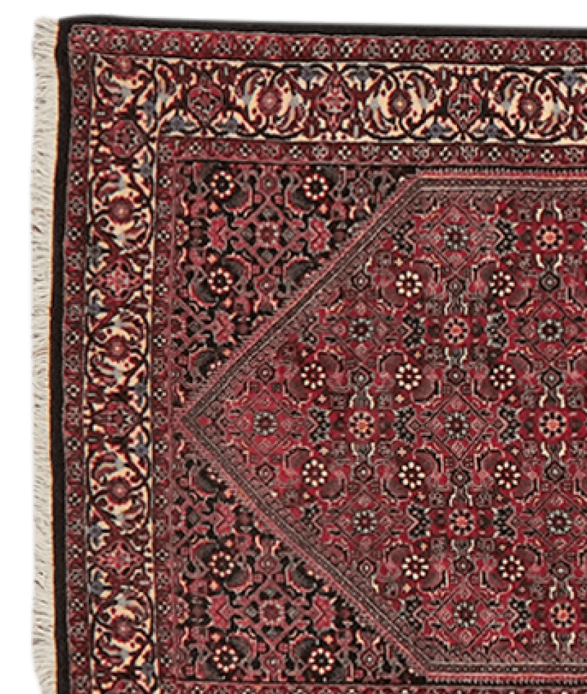 Bidjar Bookan — Hand-knotted, 83x403 cm, Red, 100% Virgin Wool | View 3