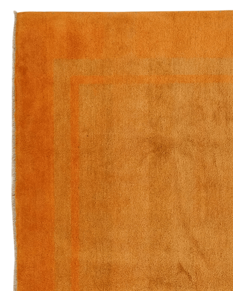 Gabbeh — Hand-knotted, 237x311 cm, Yellow, 100% Virgin Wool | View 3