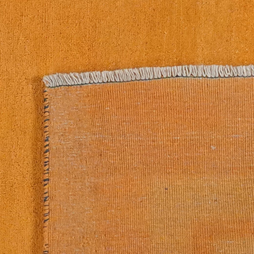 Gabbeh — Hand-knotted, 237x311 cm, Yellow, 100% Virgin Wool | View 6