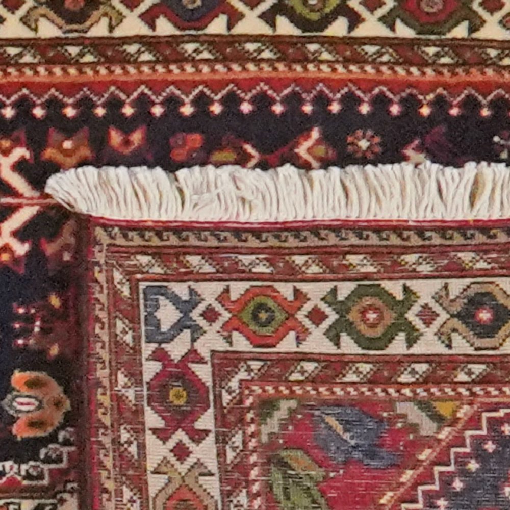 Nasrabad — Hand-knotted, 82x399 cm, Blue, 100% Virgin Wool | View 6
