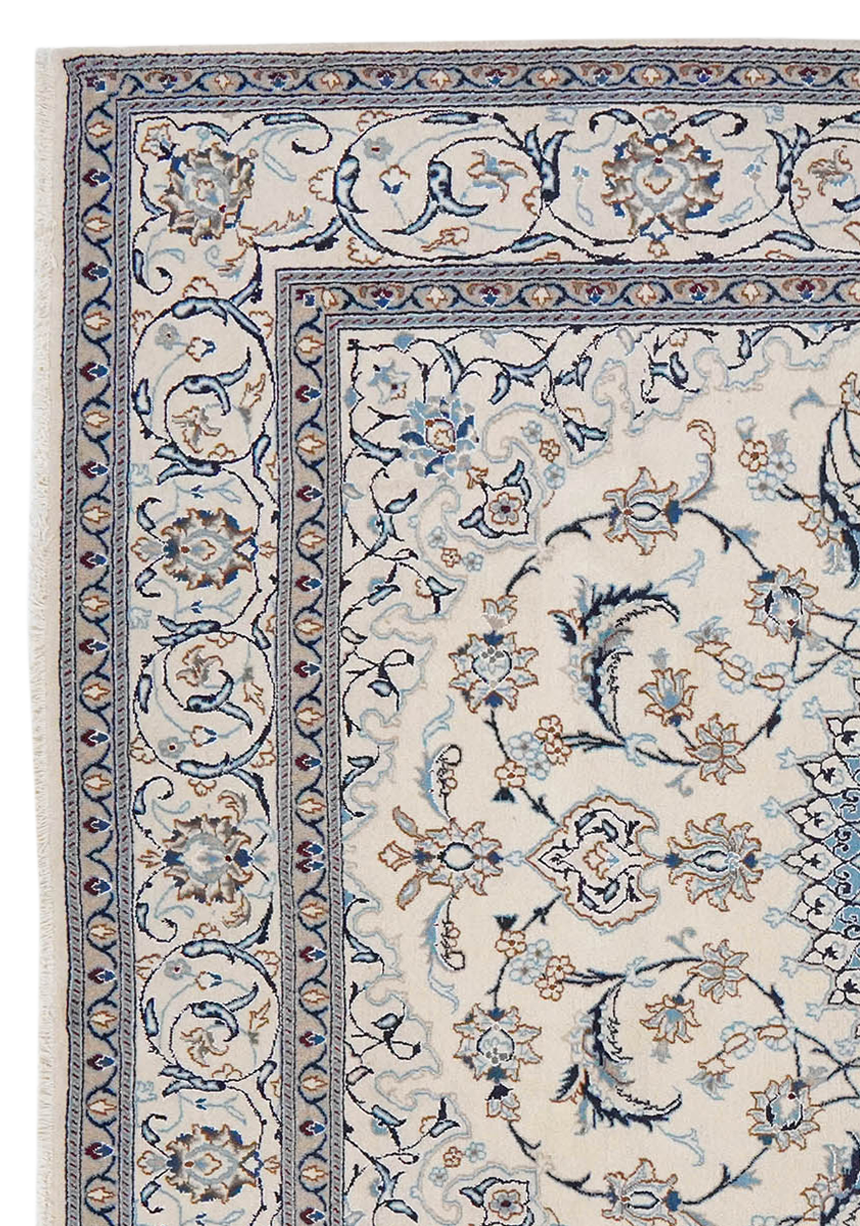 Nain 12La — Handgefertigt, 299x239 cm, Beige, 100% Virgin Wool | View 4