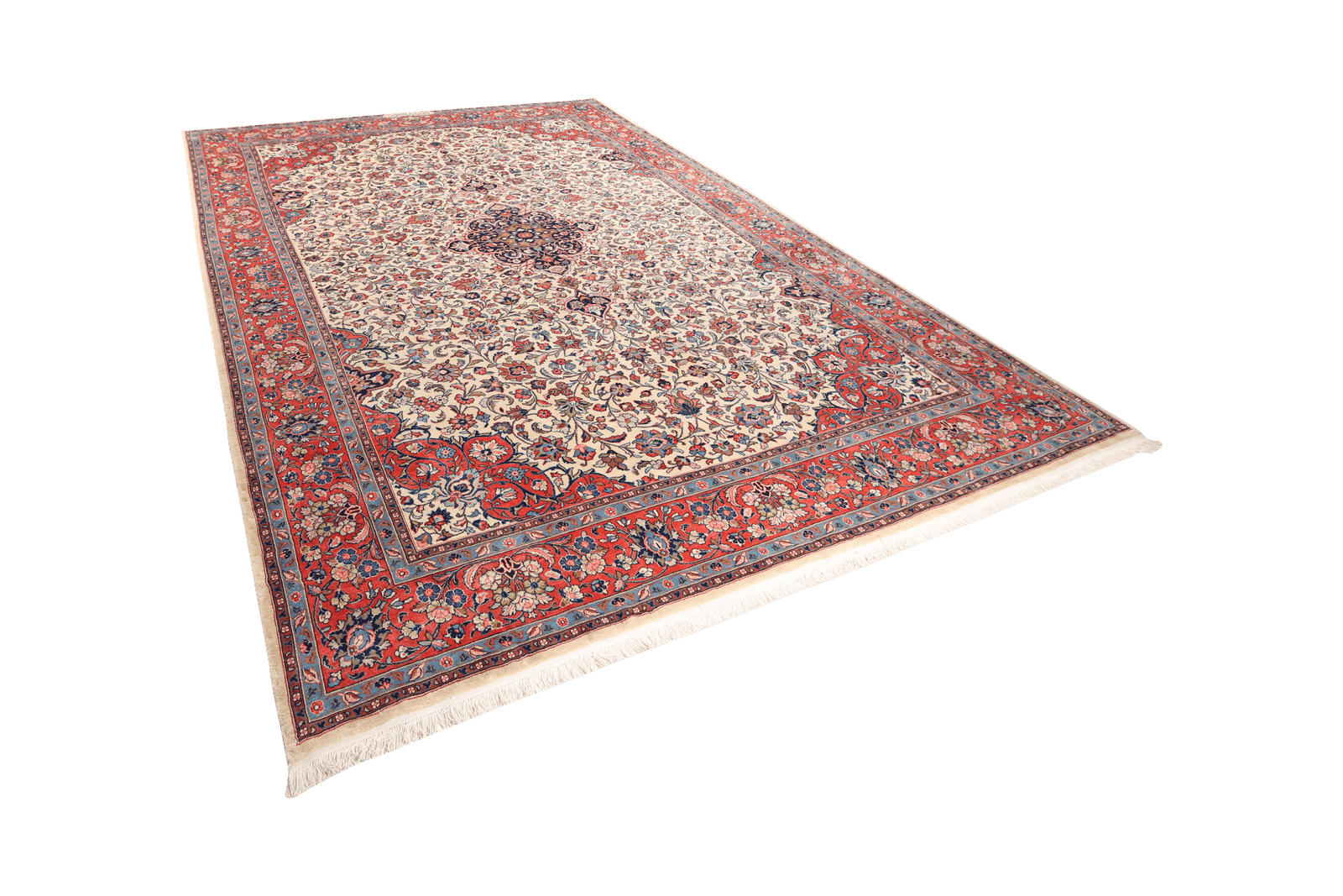 Sarough — Hand-knotted, 274x385 cm, Beige, 100% Virgin Wool | View 5