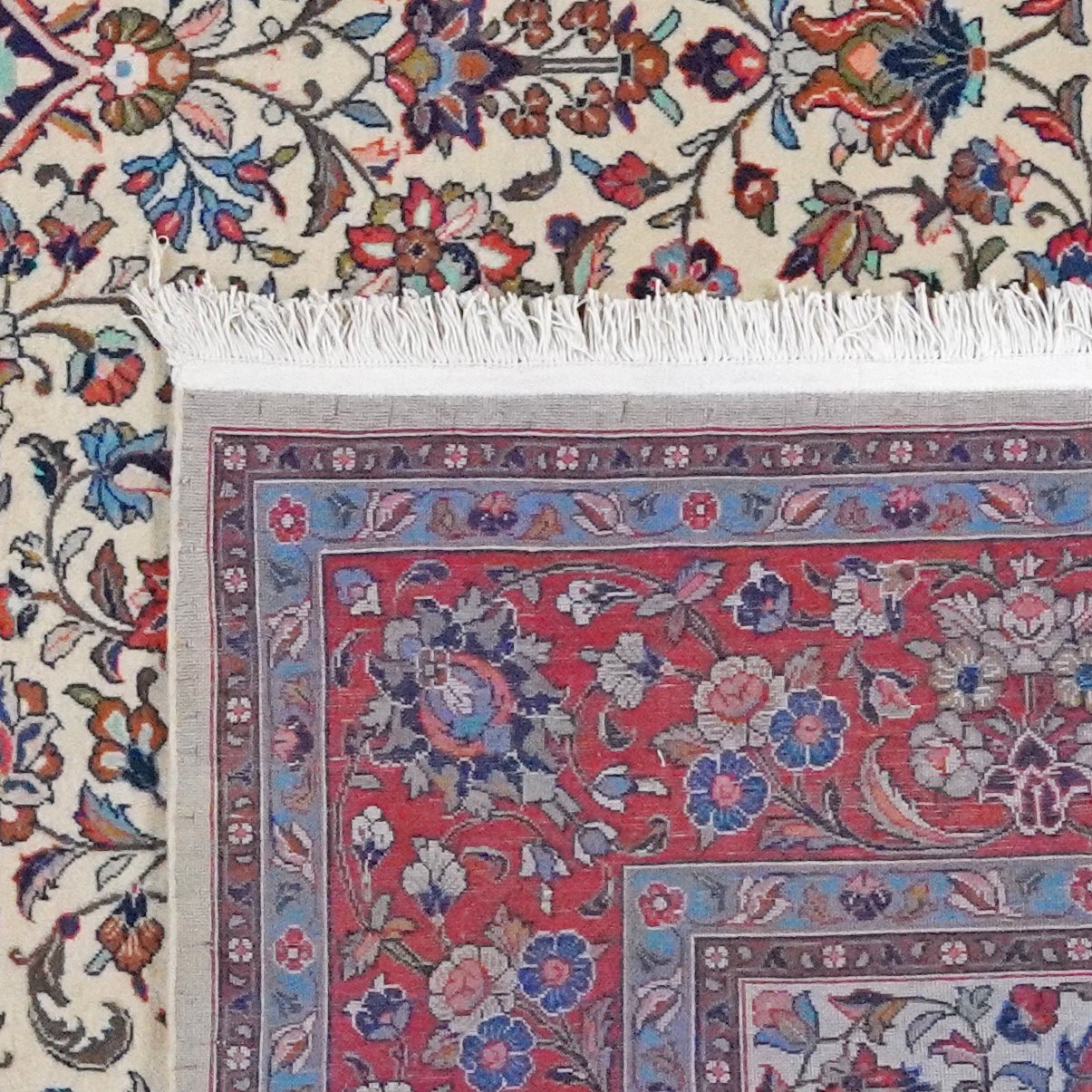 Sarough — Hand-knotted, 274x385 cm, Beige, 100% Virgin Wool | View 6